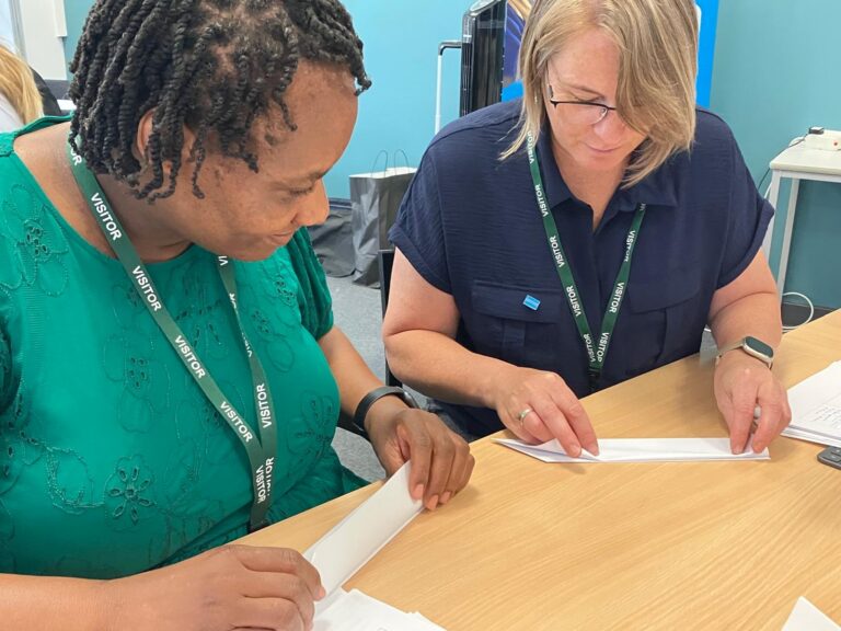 Working together at an OTT training session